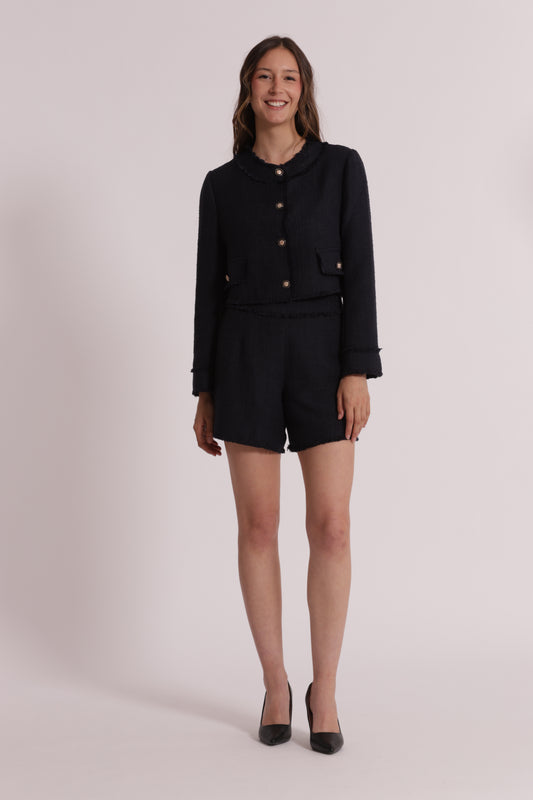 PANTALONI SHORT IN TWEED