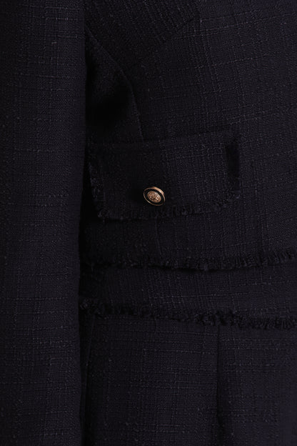 GIACCA IN TWEED CON BOTTONI GIOIELLO