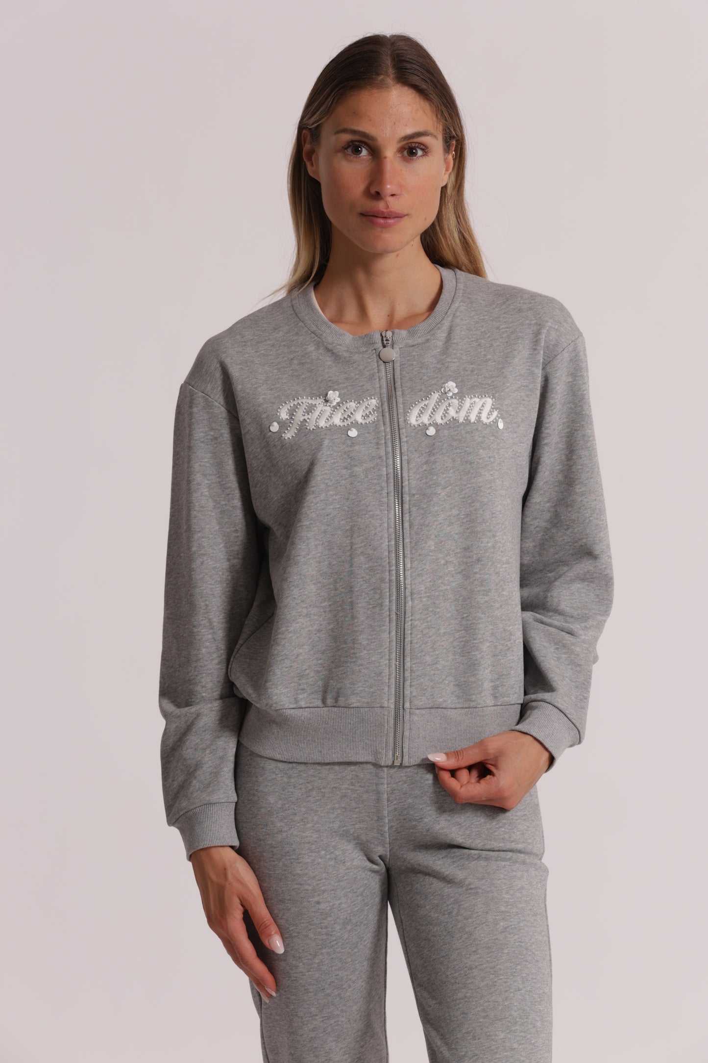 FELPA "FREEDOM" CON ZIP