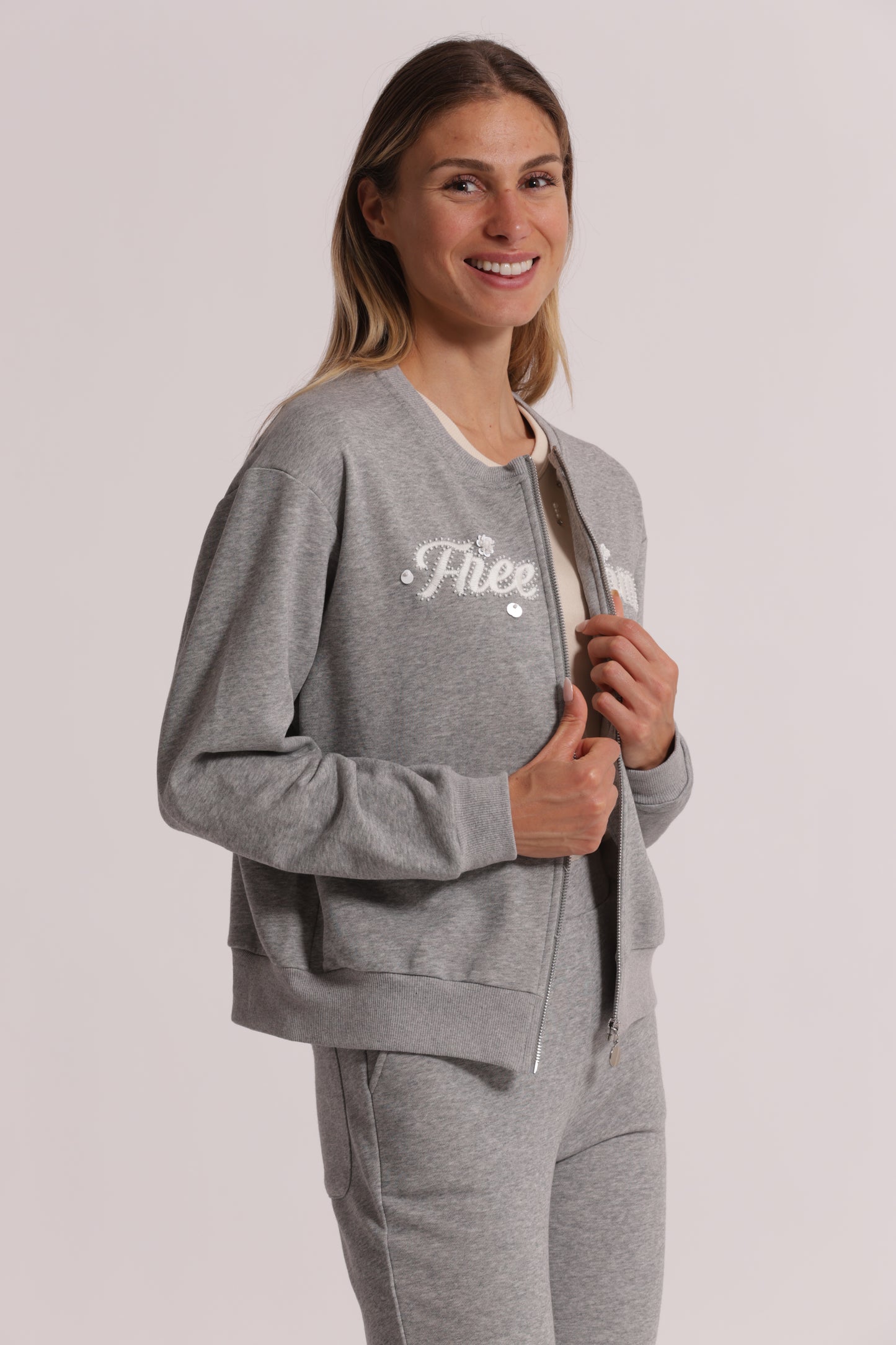 FELPA "FREEDOM" CON ZIP