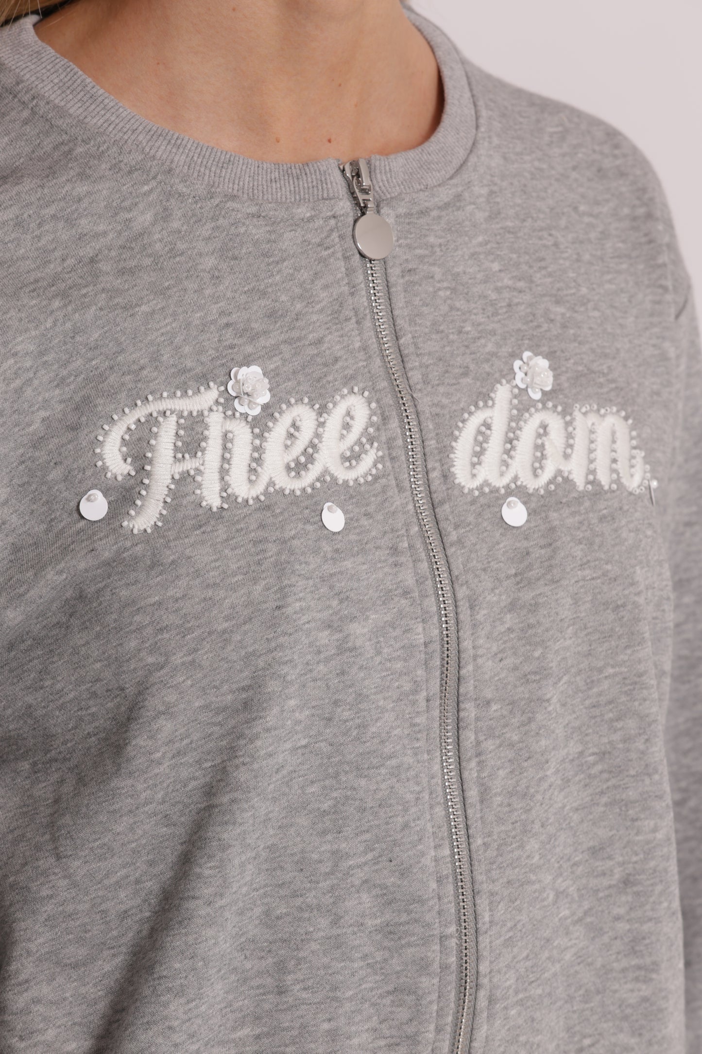 FELPA "FREEDOM" CON ZIP