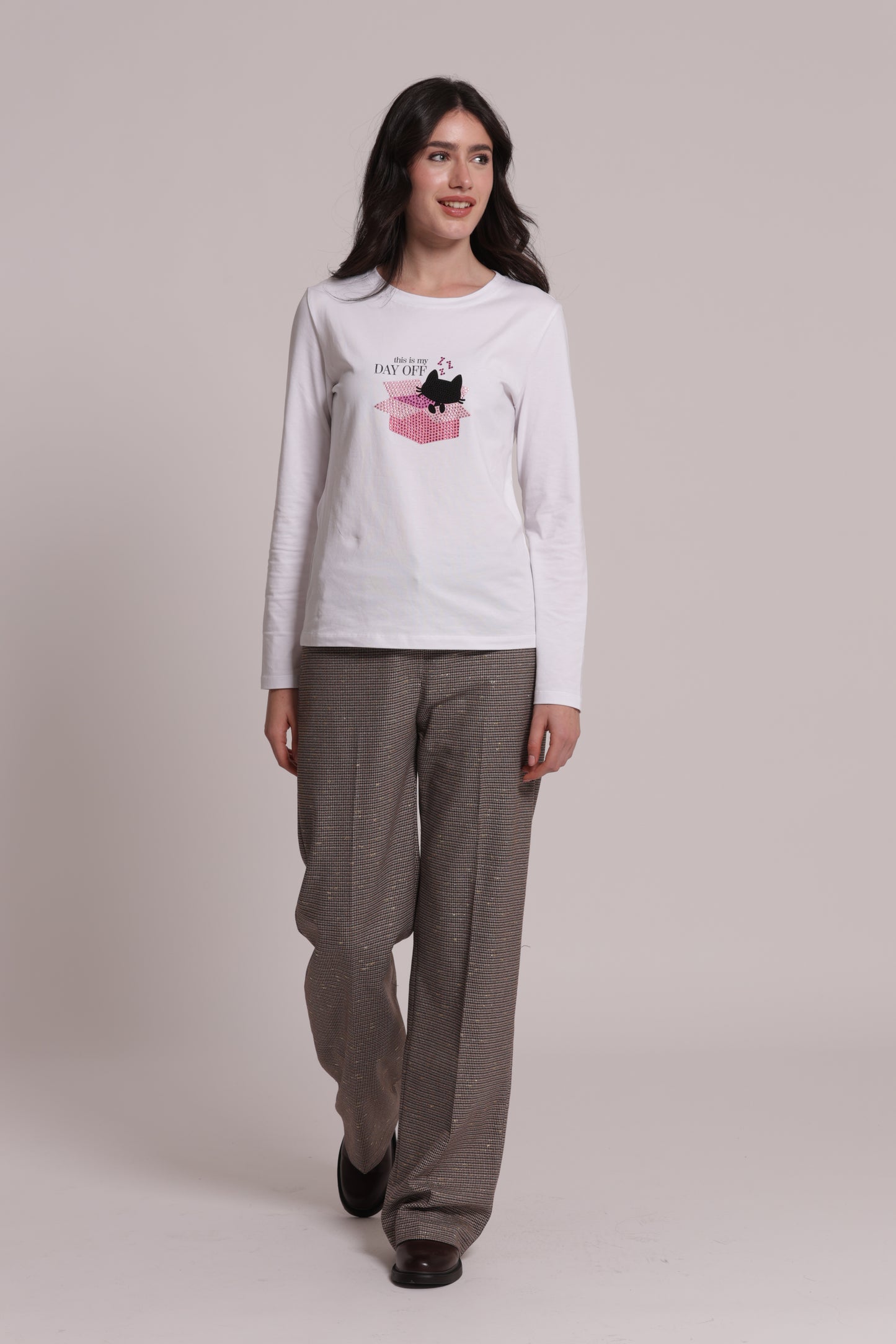 T-SHIRT MANICHE LUNGHE "THIS IS MY DAY OFF"