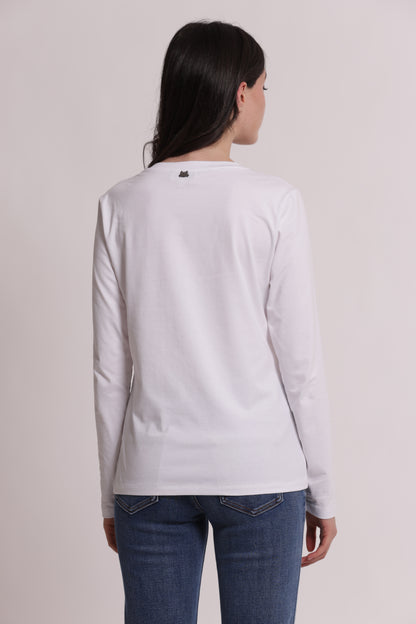 T-SHIRT MANICHE LUNGHE "COOLEST KITTY"