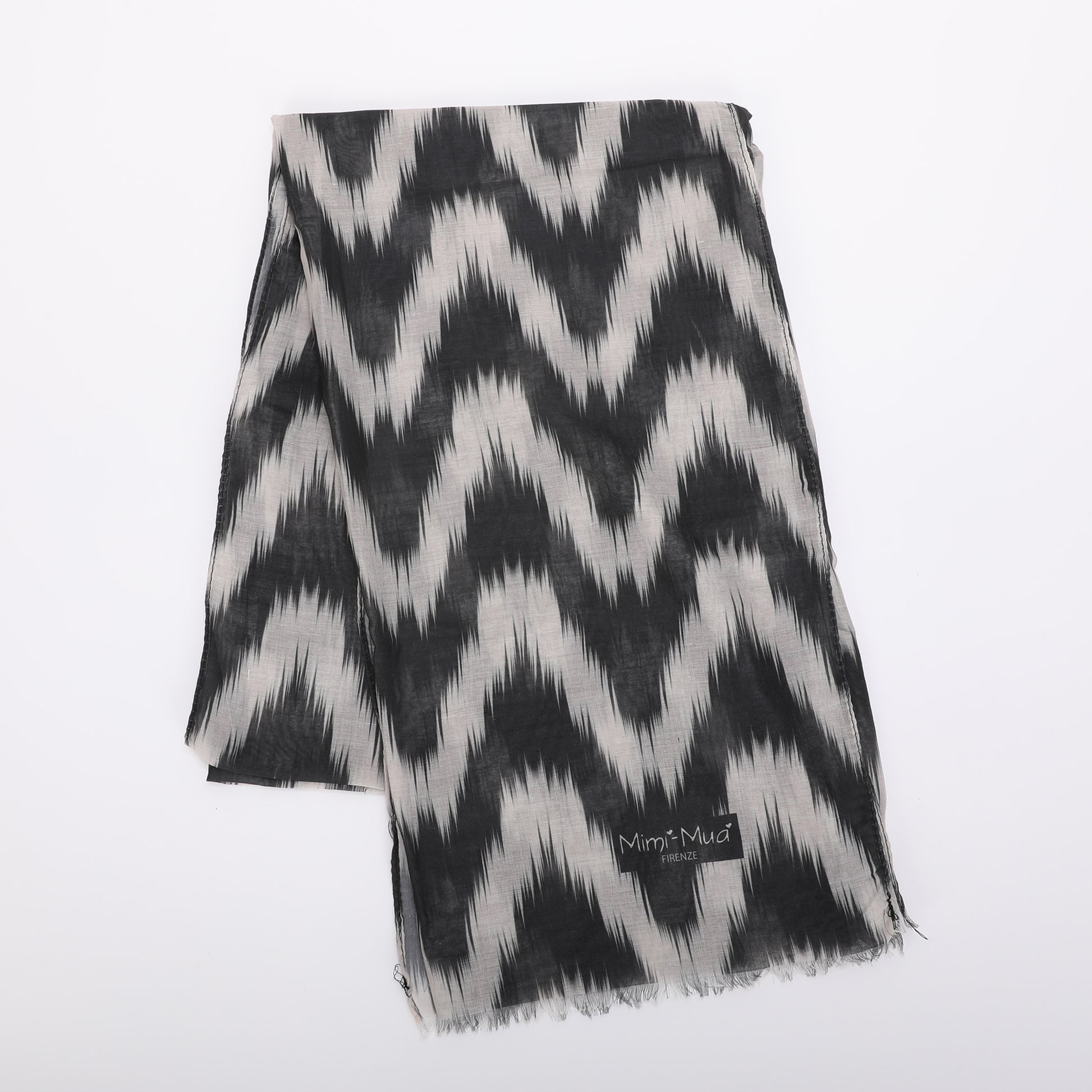 FOULARD IN FANTASIA CHEVRON (180X80 cm)
