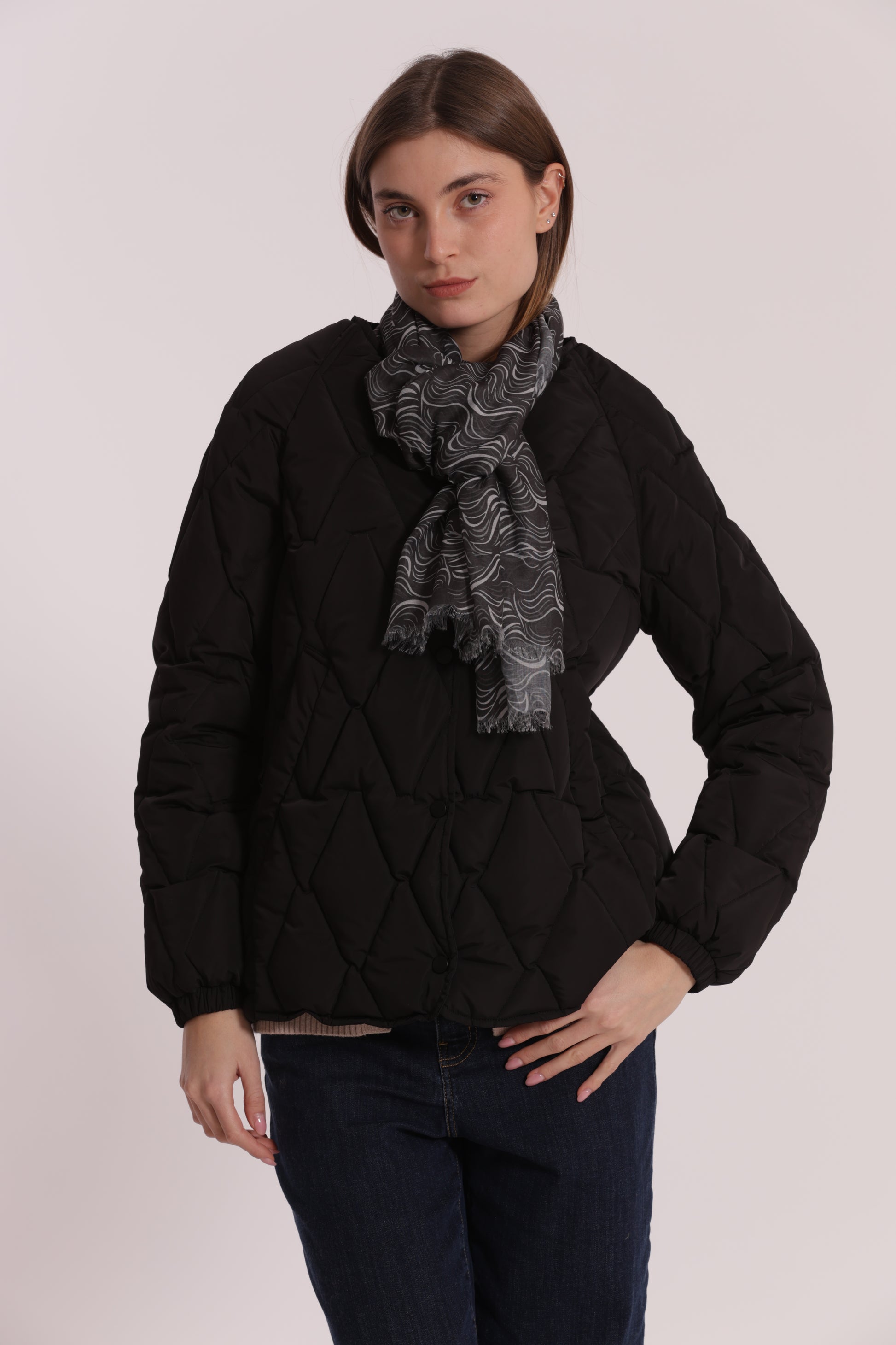 FOULARD STRISCE ONDULATE (180X80 cm)