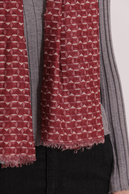 FOULARD GEOMETRICO (135X135 cm)