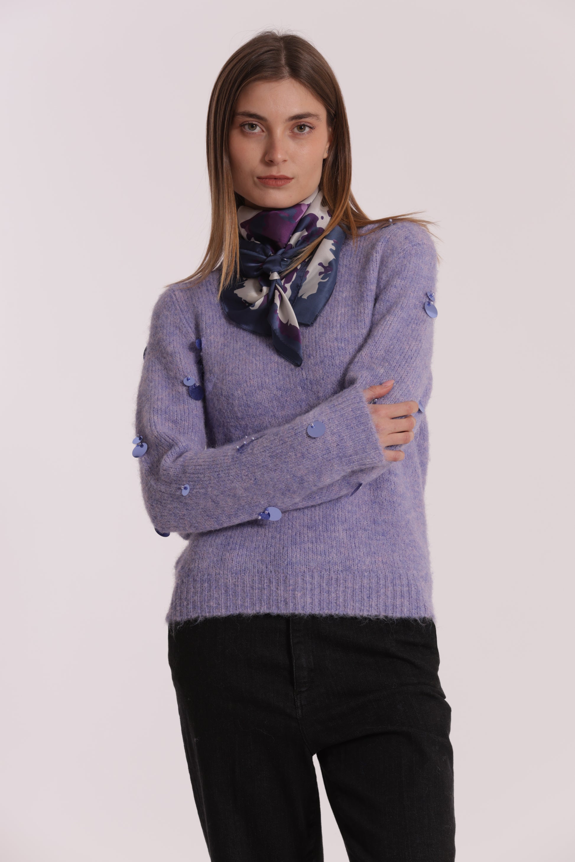 FOULARD MACCHIE IRREGOLARI (90X90 cm)