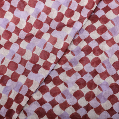 FOULARD POIS IN MOVIMENTO (135X135 cm)