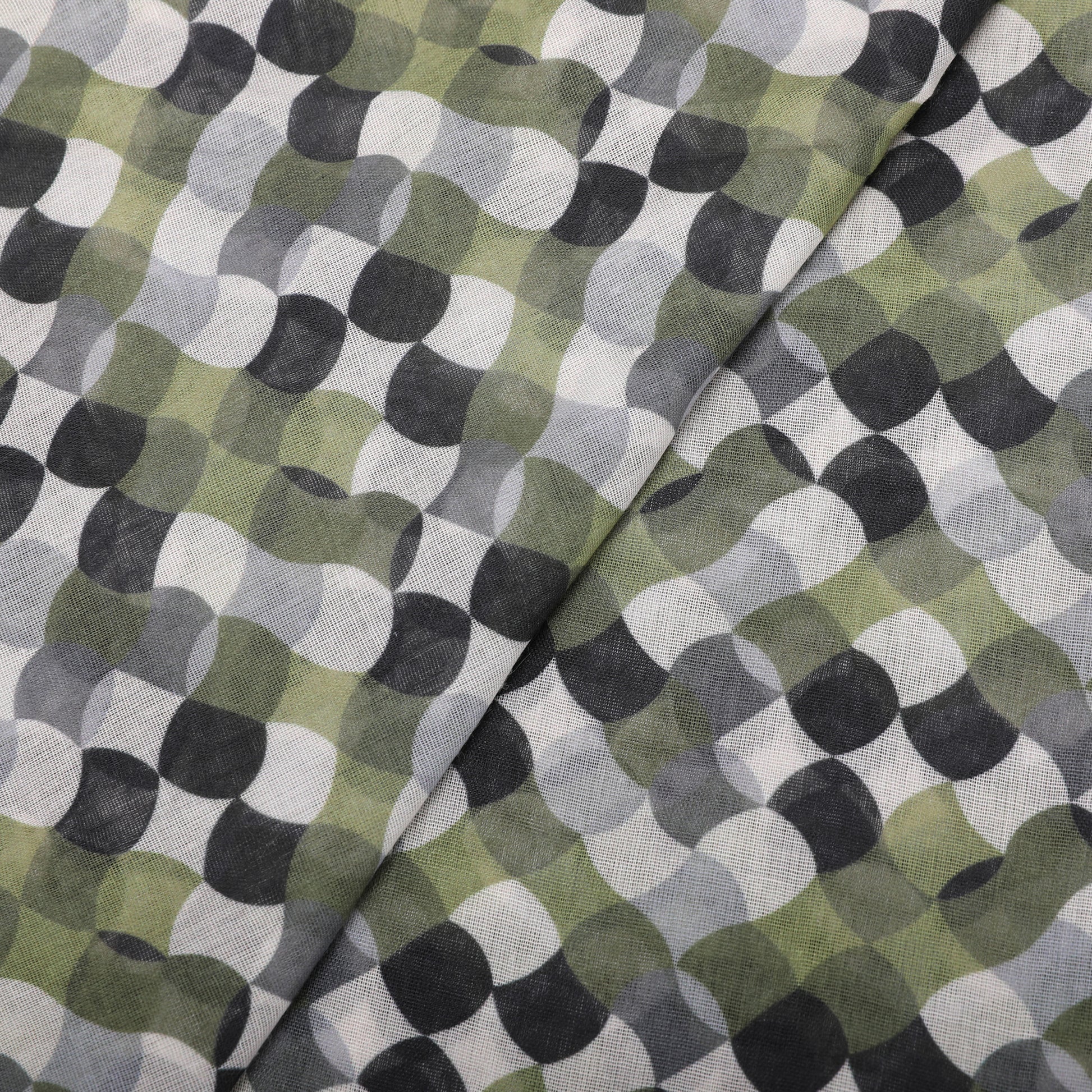 FOULARD POIS IN MOVIMENTO (135X135 cm)