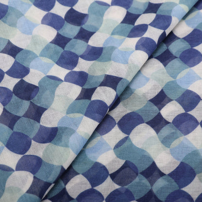 FOULARD POIS IN MOVIMENTO (135X135 cm)
