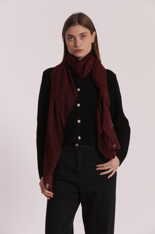 FOULARD TINTA UNITA (180X80 cm)