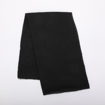 FOULARD TINTA UNITA CON STRASS (180X80 cm)