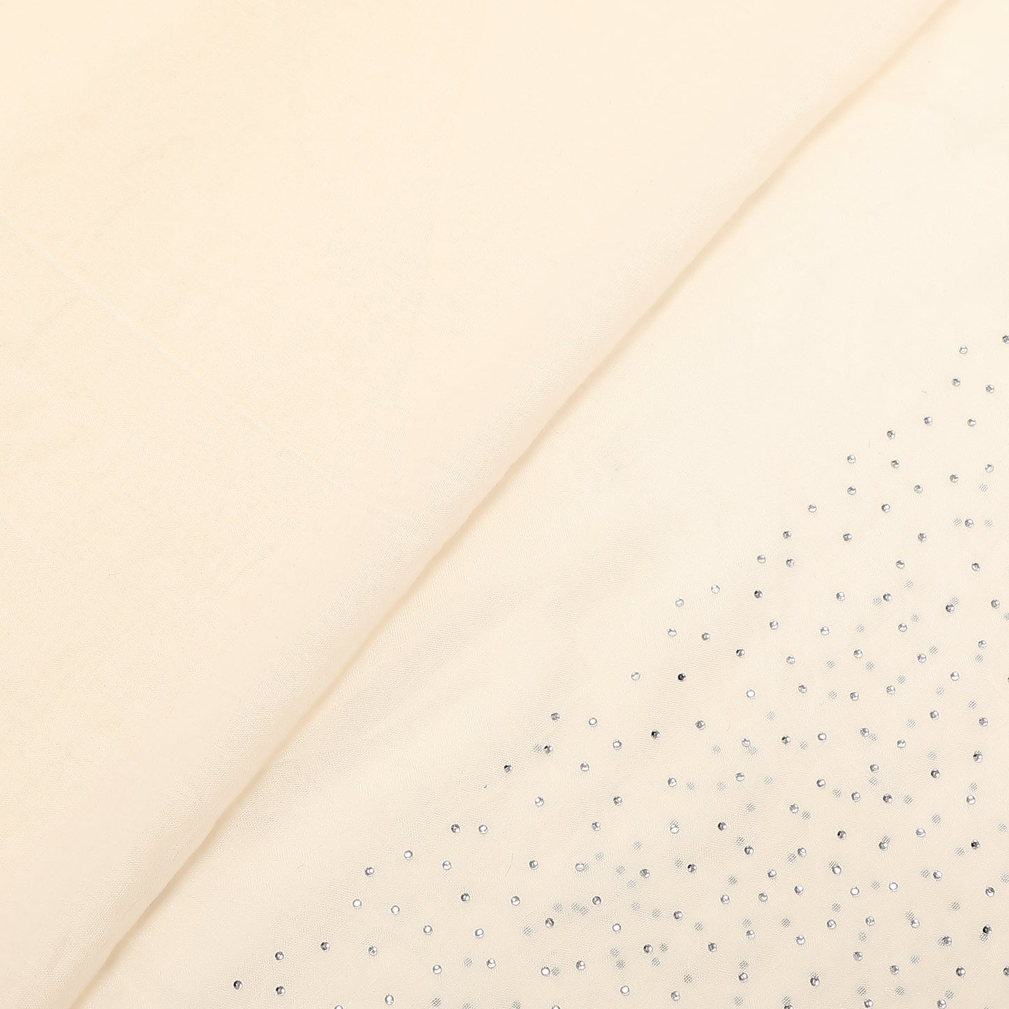 FOULARD TINTA UNITA CON STRASS (180X80 cm)