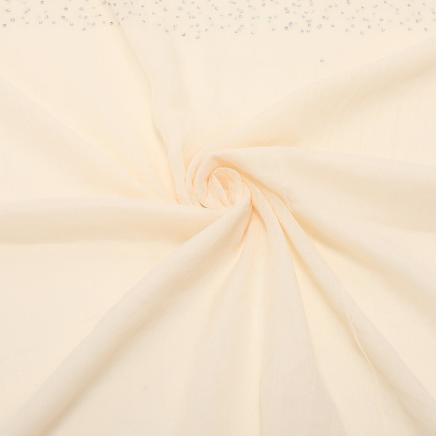 FOULARD TINTA UNITA CON STRASS (180X80 cm)