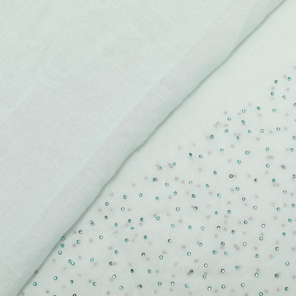 FOULARD TINTA UNITA CON STRASS (180X80 cm)