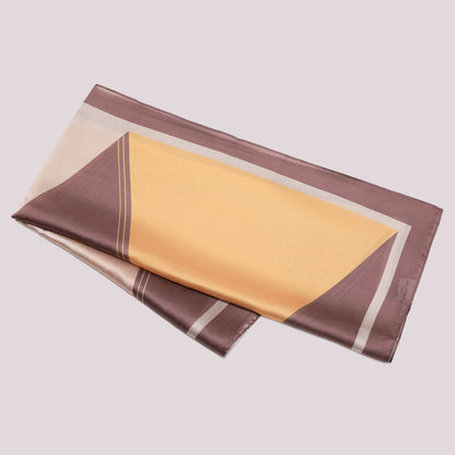 FOULARD CON TRIANGOLI  (90X90 cm)