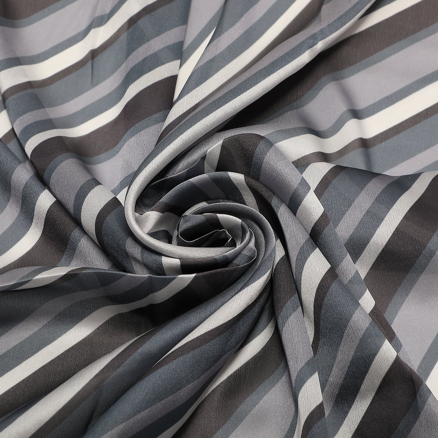 FOULARD CON RIGHE DIAGONALI (90X90 cm)