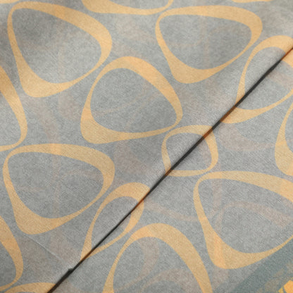 FOULARD CON CERCHIETTI ASIMMETRICI (90X90 cm)