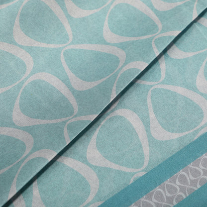 FOULARD CON CERCHIETTI ASIMMETRICI (90X90 cm)