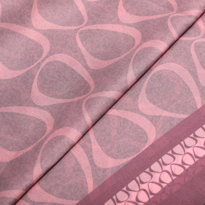 FOULARD CON CERCHIETTI ASIMMETRICI (90X90 cm)