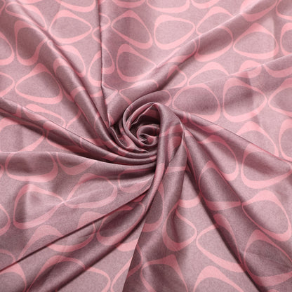 FOULARD CON CERCHIETTI ASIMMETRICI (90X90 cm)