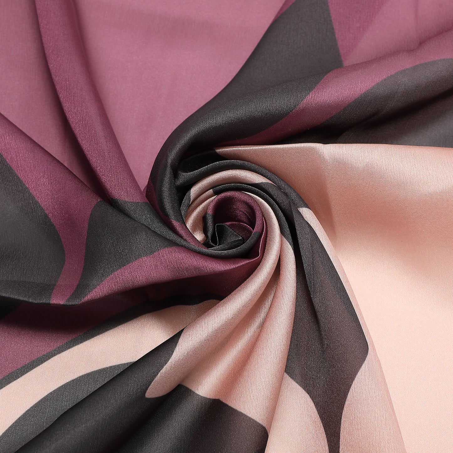 FOULARD CON FOGLIA OBLIQUA (90X90 cm)