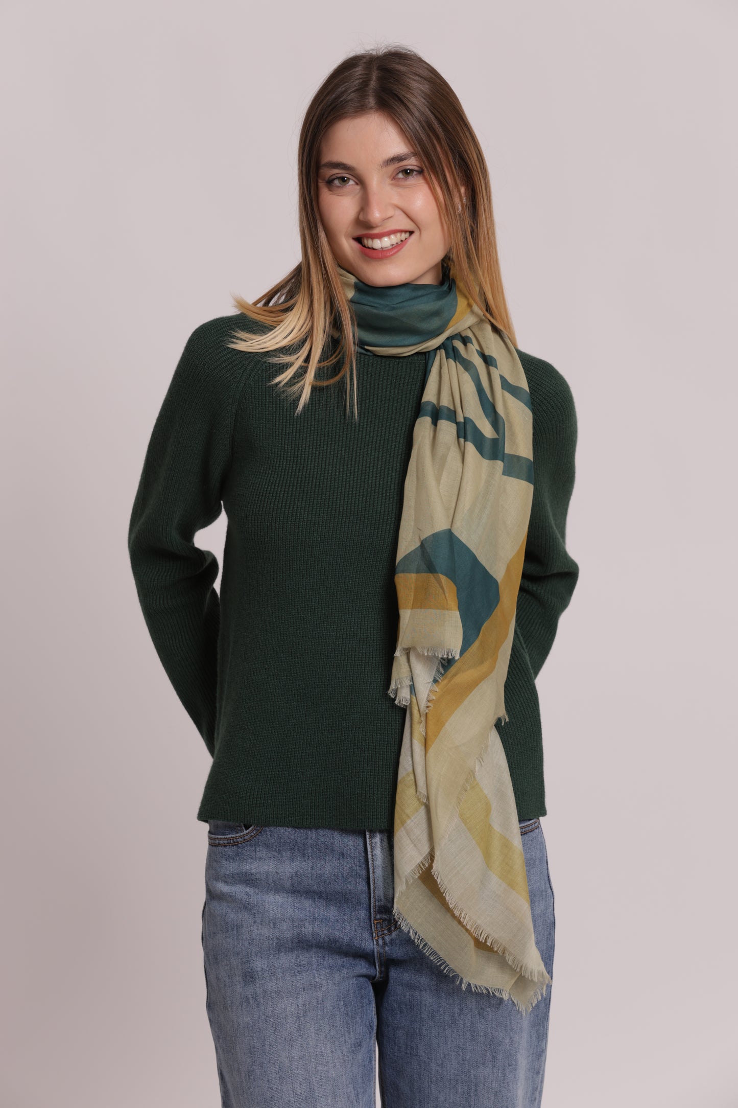 FOULARD STAMPA KINTSUGI (135X135 cm)