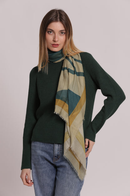 FOULARD STAMPA KINTSUGI (135X135 cm)