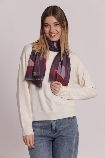 FOULARD STAMPA KINTSUGI (135X135 cm)