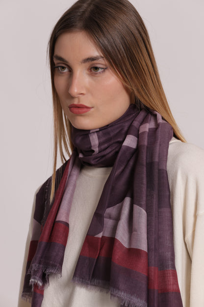 FOULARD STAMPA KINTSUGI (135X135 cm)