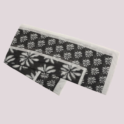 FOULARD FLOWER BOTTOM (135X135 cm)
