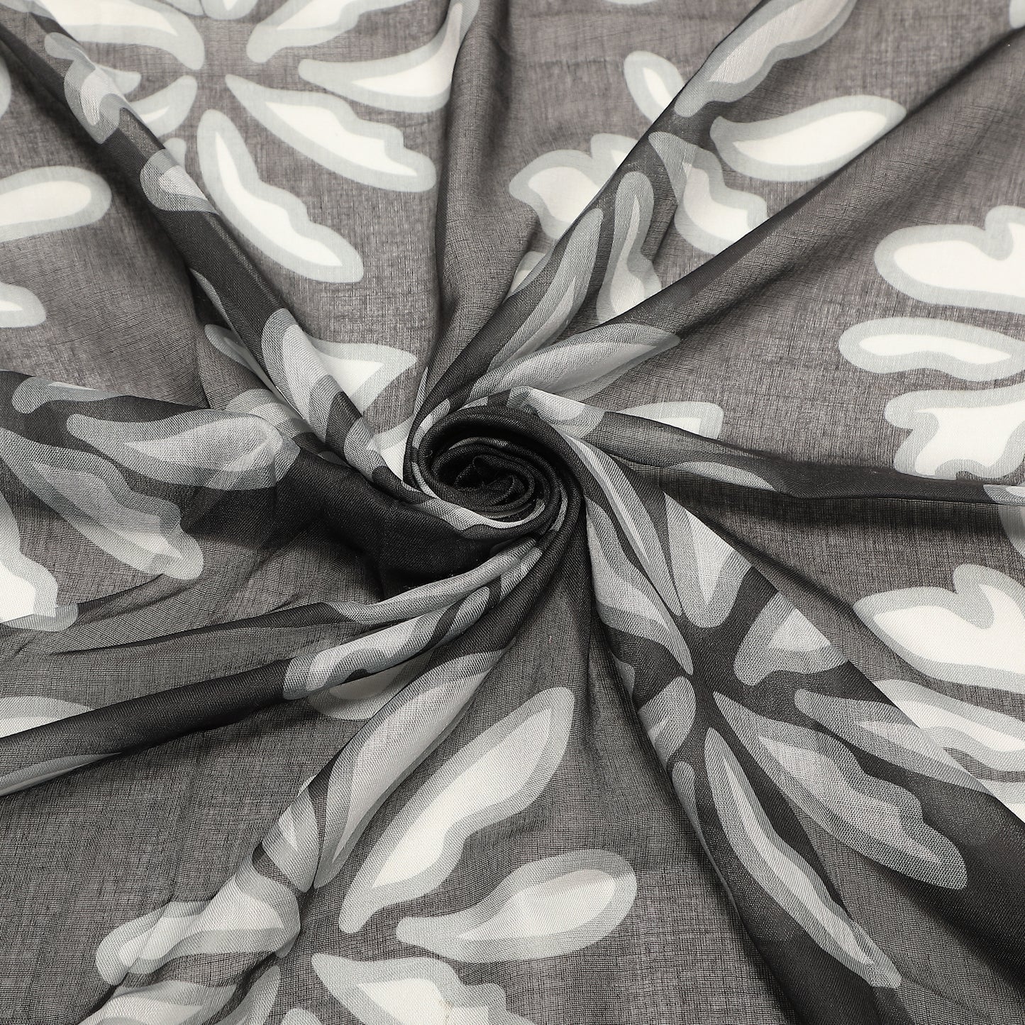 FOULARD FLOWER BOTTOM (135X135 cm)