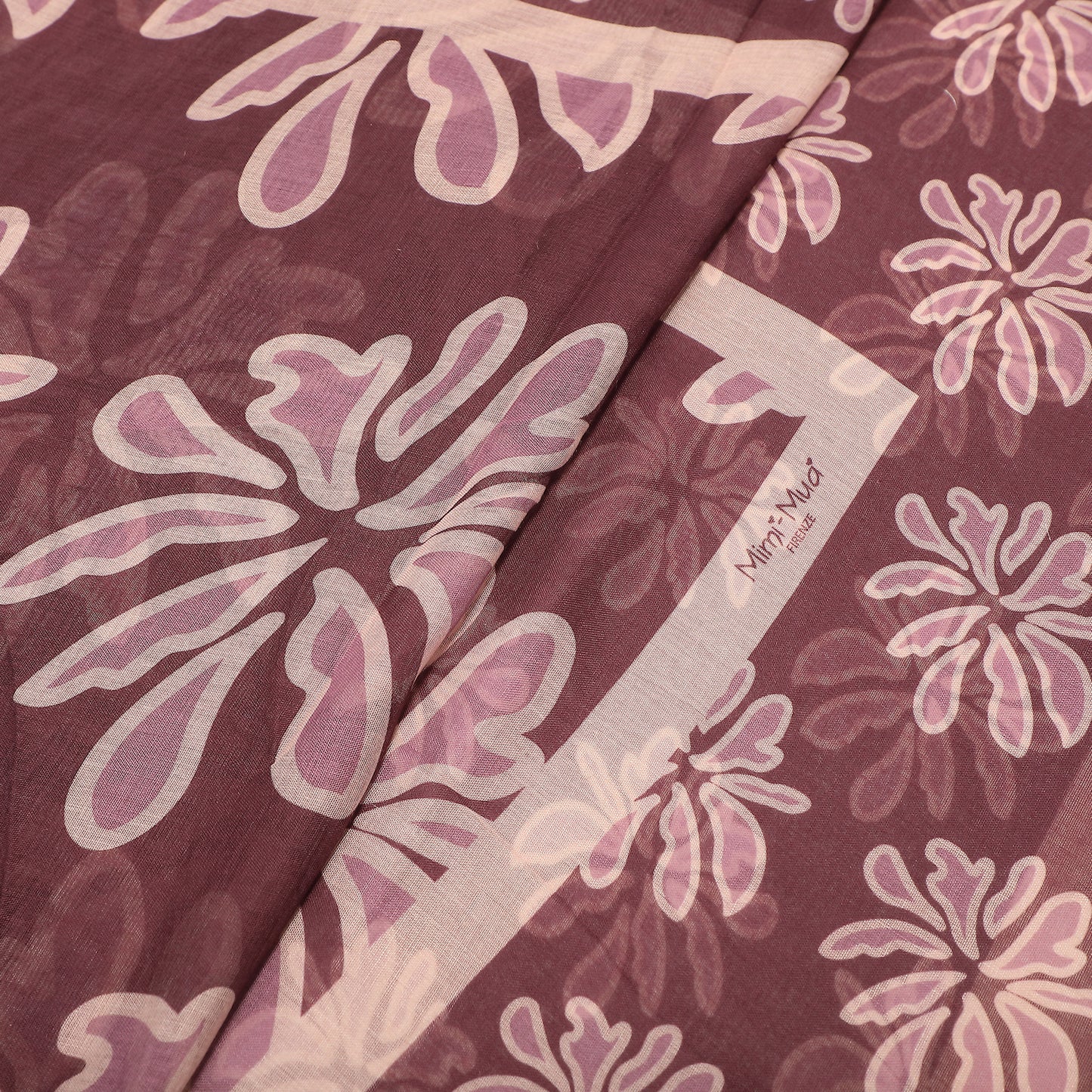 FOULARD FLOWER BOTTOM (135X135 cm)