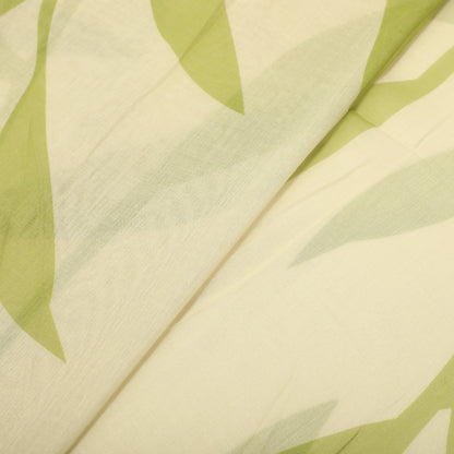 FOULARD CON FOGLIOLINE SPARSE (135X135 cm)