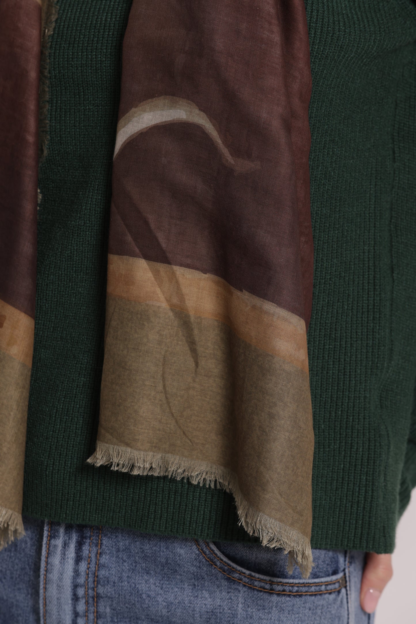 FOULARD CON FIORI CALLE (135X135 cm)