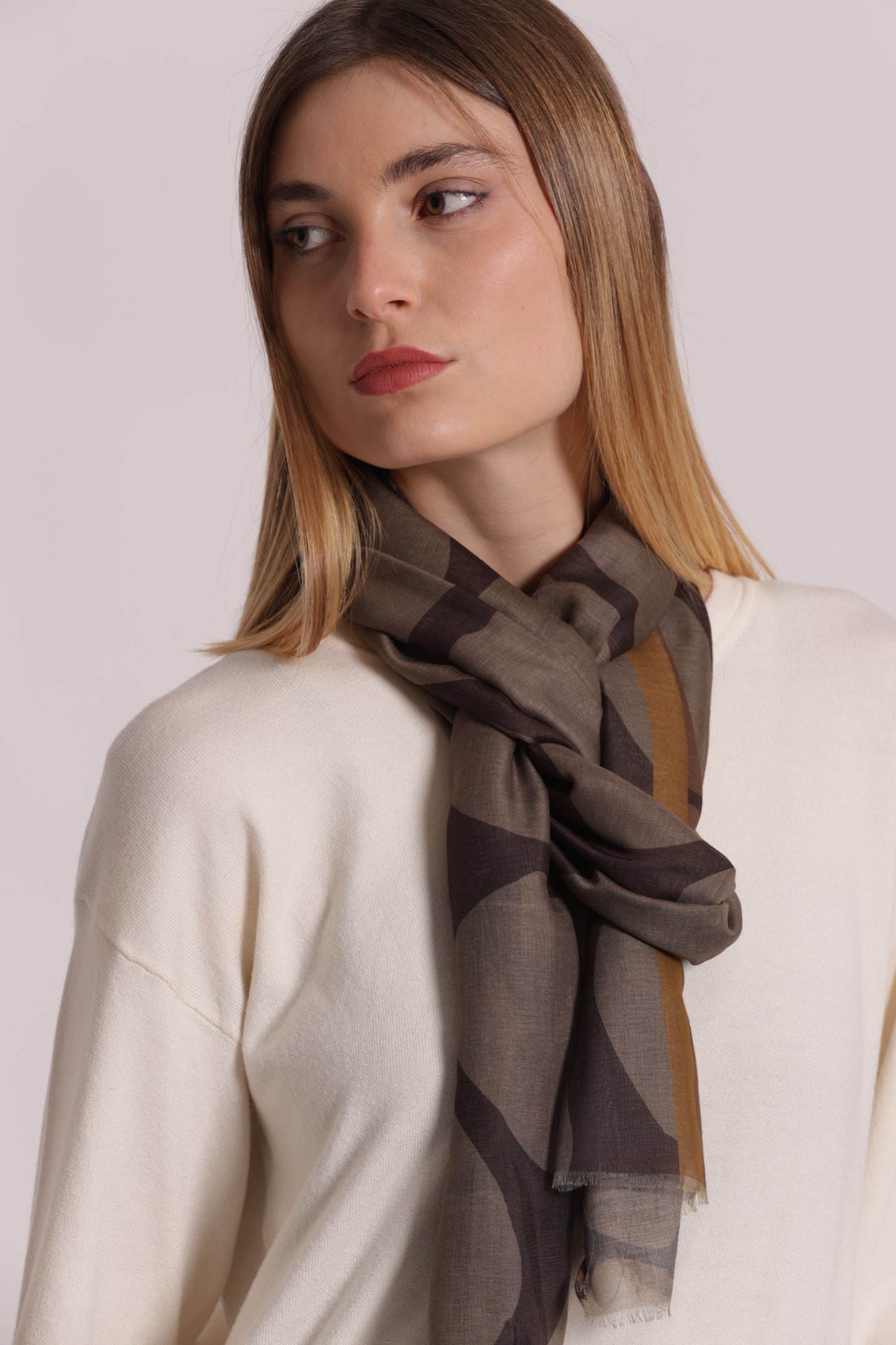 FOULARD CON MACULATO (180X80 cm)
