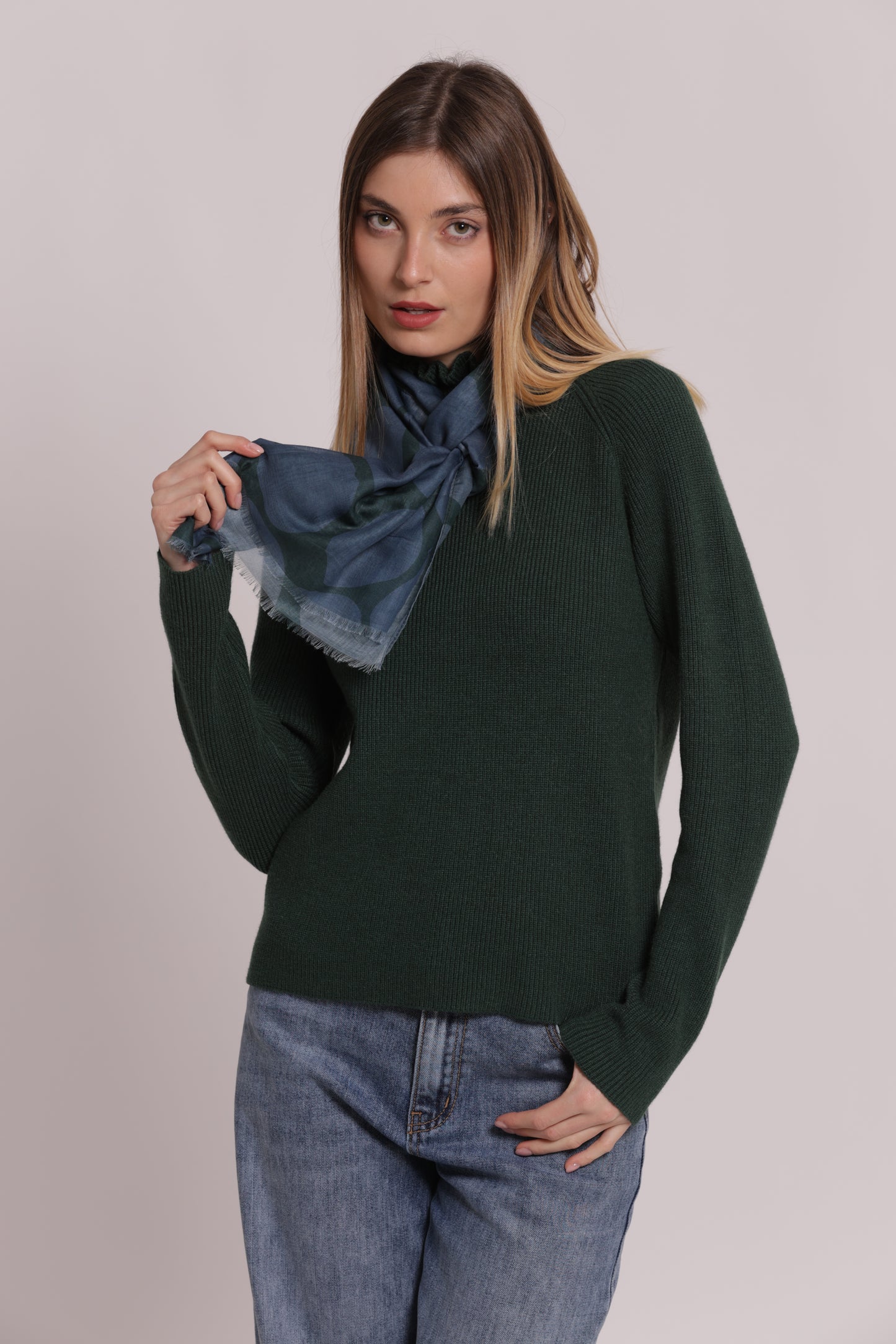FOULARD CON MACULATO (180X80 cm)