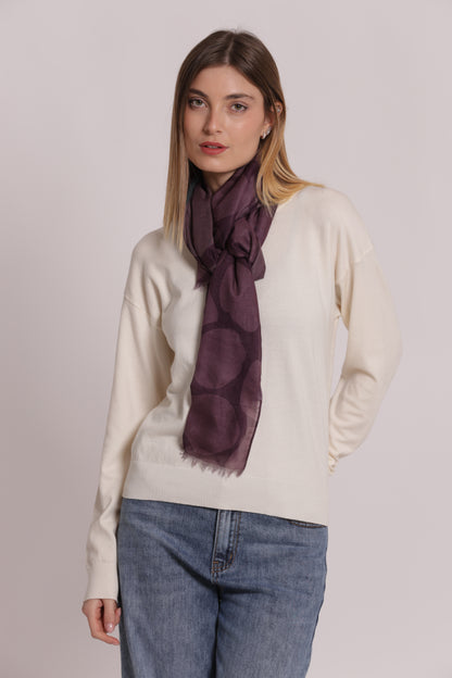 FOULARD CON MACULATO (180X80 cm)