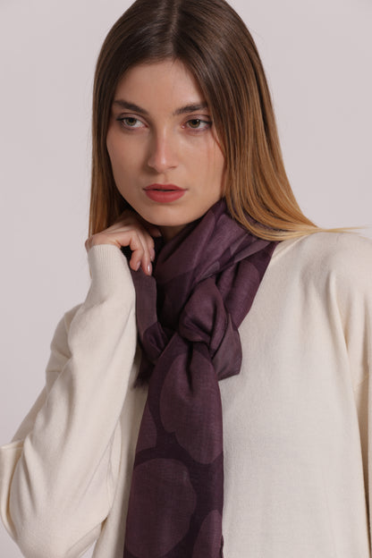 FOULARD CON MACULATO (180X80 cm)
