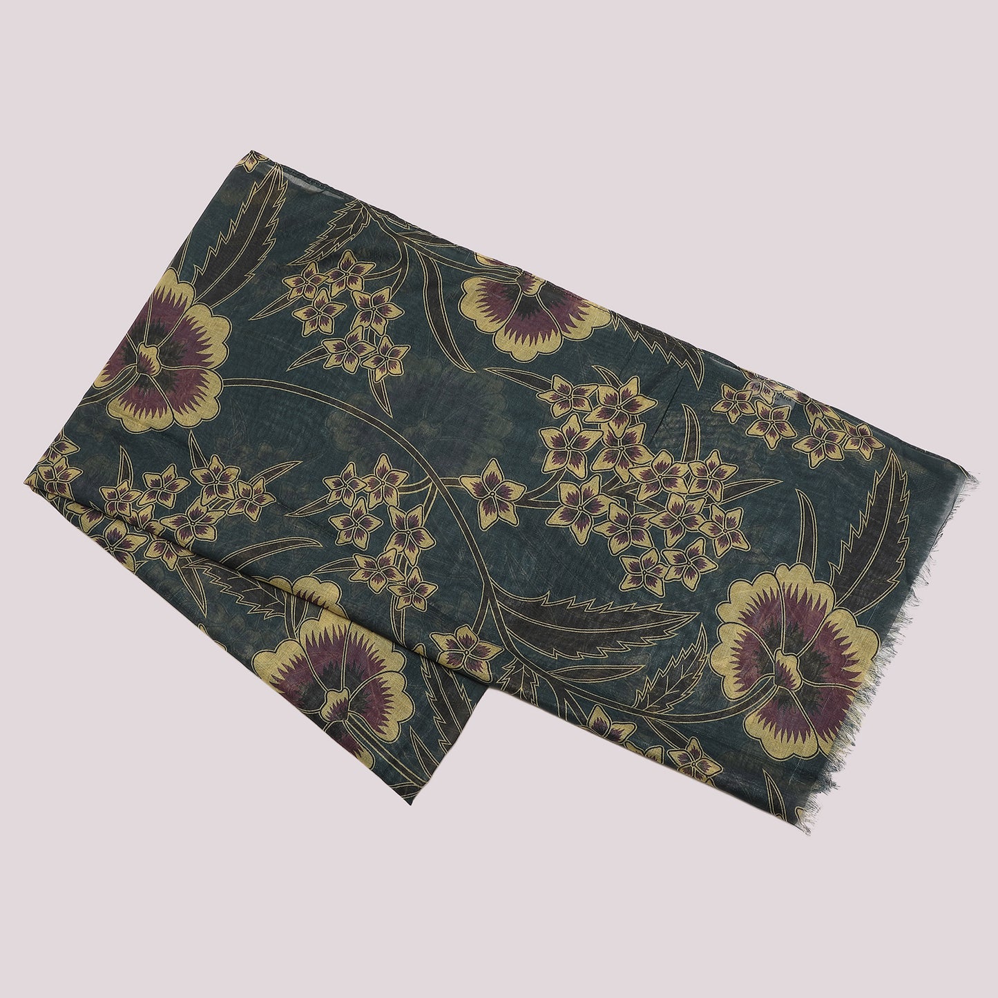 FOULARD STAMPA FLOREALE VINTAGE (180X80 cm)