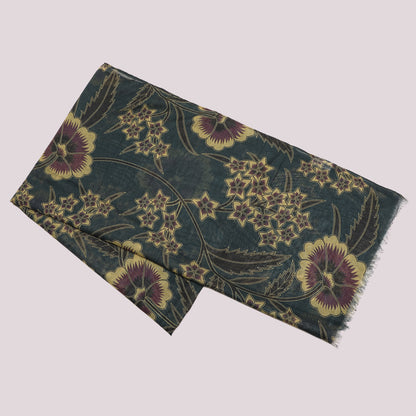 FOULARD STAMPA FLOREALE VINTAGE (180X80 cm)