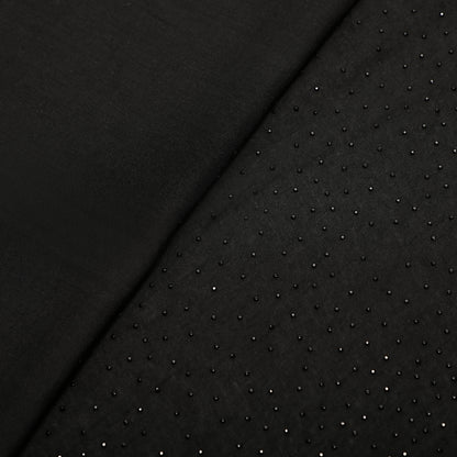 FOULARD IN TINTA UNITA CON STRASS (180X80 cm)