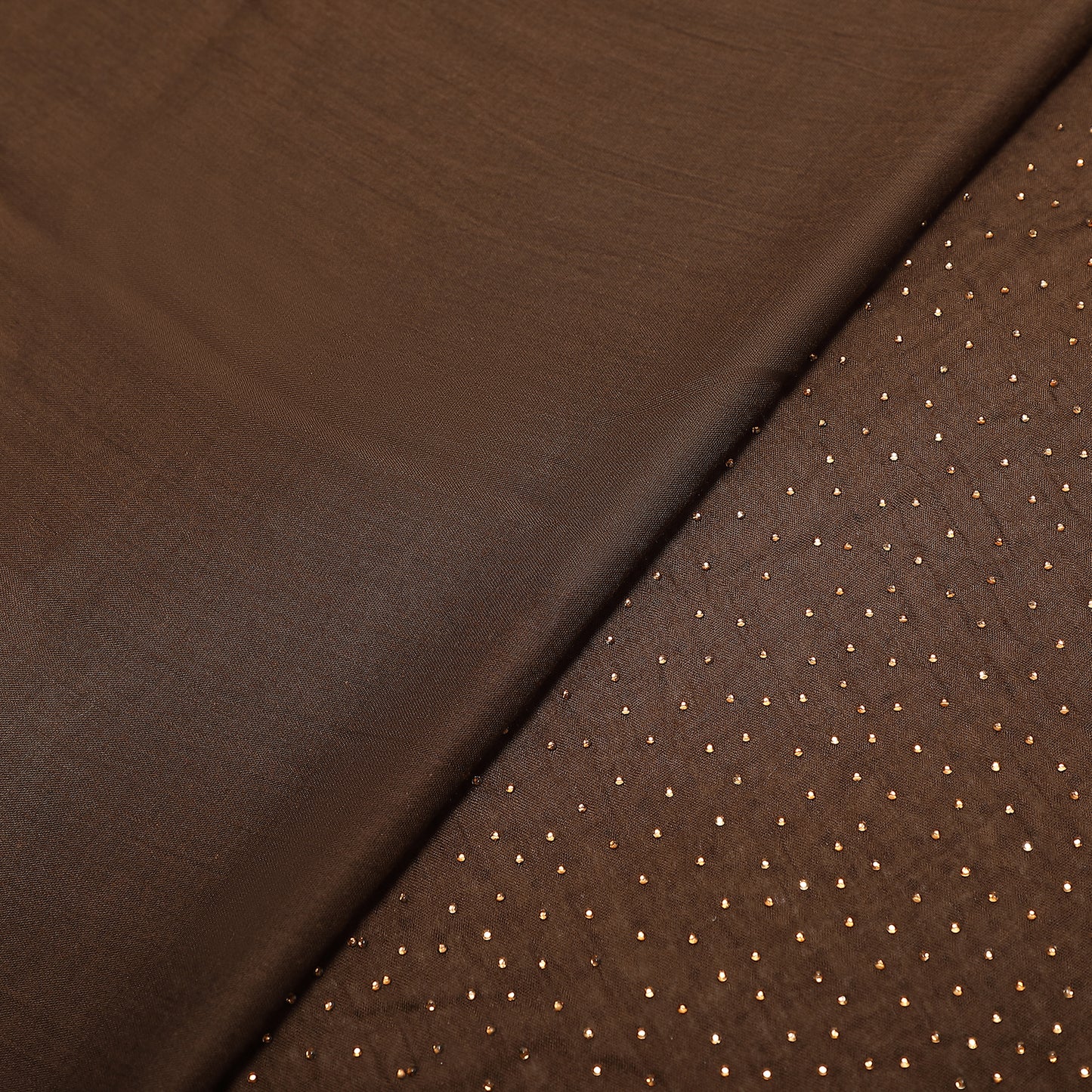 FOULARD IN TINTA UNITA CON STRASS (180X80 cm)