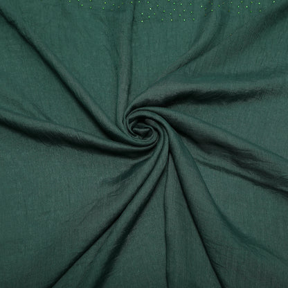 FOULARD IN TINTA UNITA CON STRASS (180X80 cm)