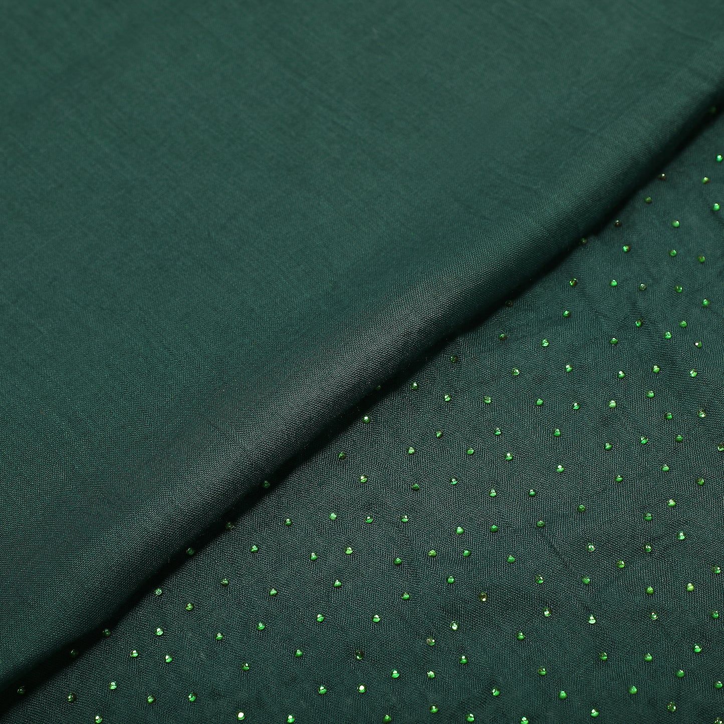 FOULARD IN TINTA UNITA CON STRASS (180X80 cm)