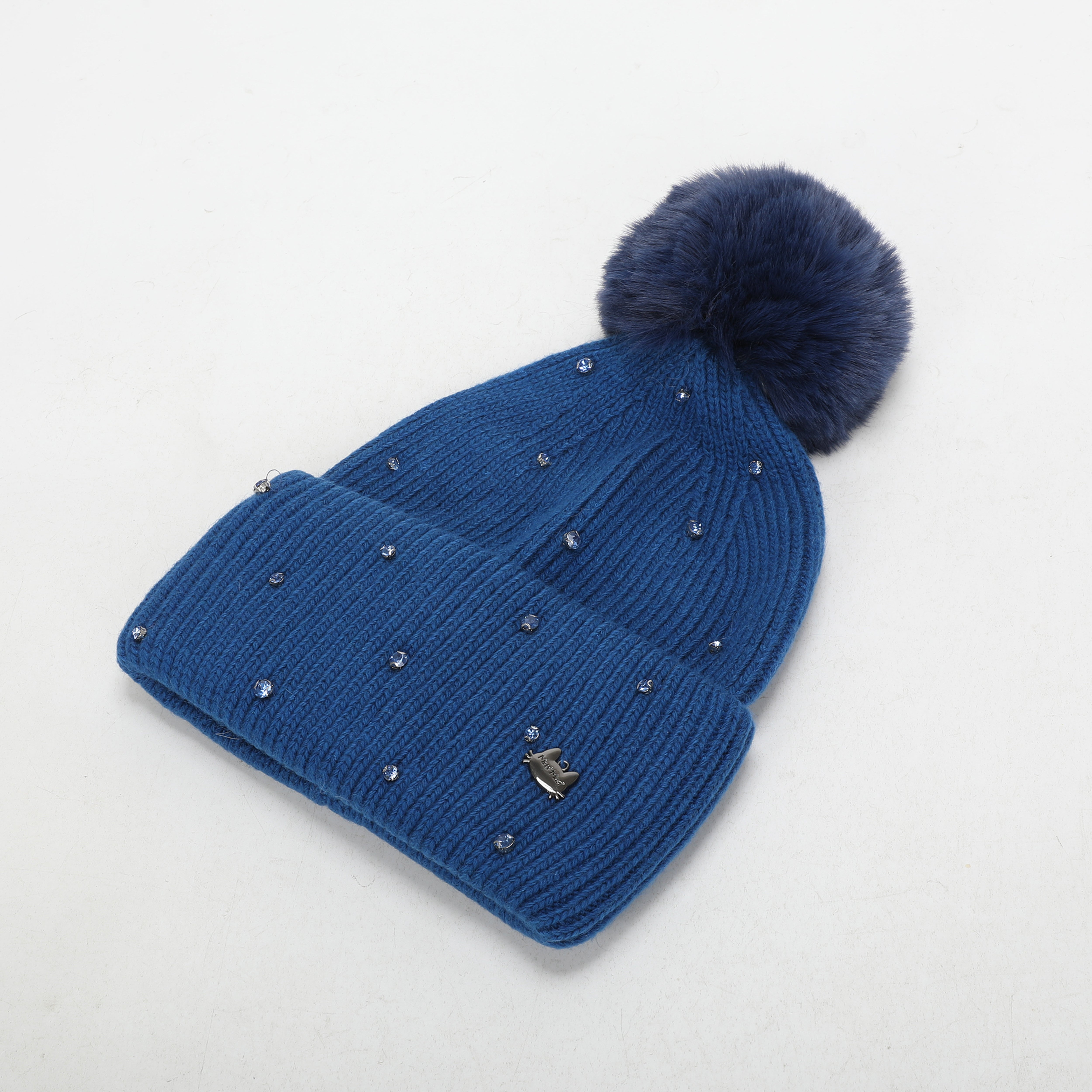 1 Pezzo Berretto Unisex Classico Con Applicazione Di Strass, Berretto - Foto 5