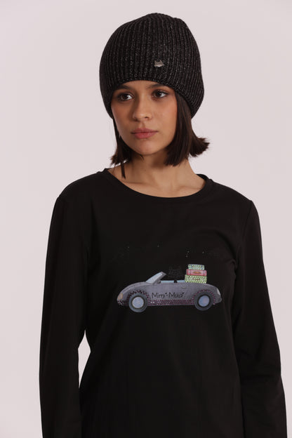 BERRETTO TINTA UNITA LUREX
