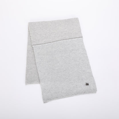 SCIARPA CON DETTAGLIO LUREX E STRISCIA DI STRASS