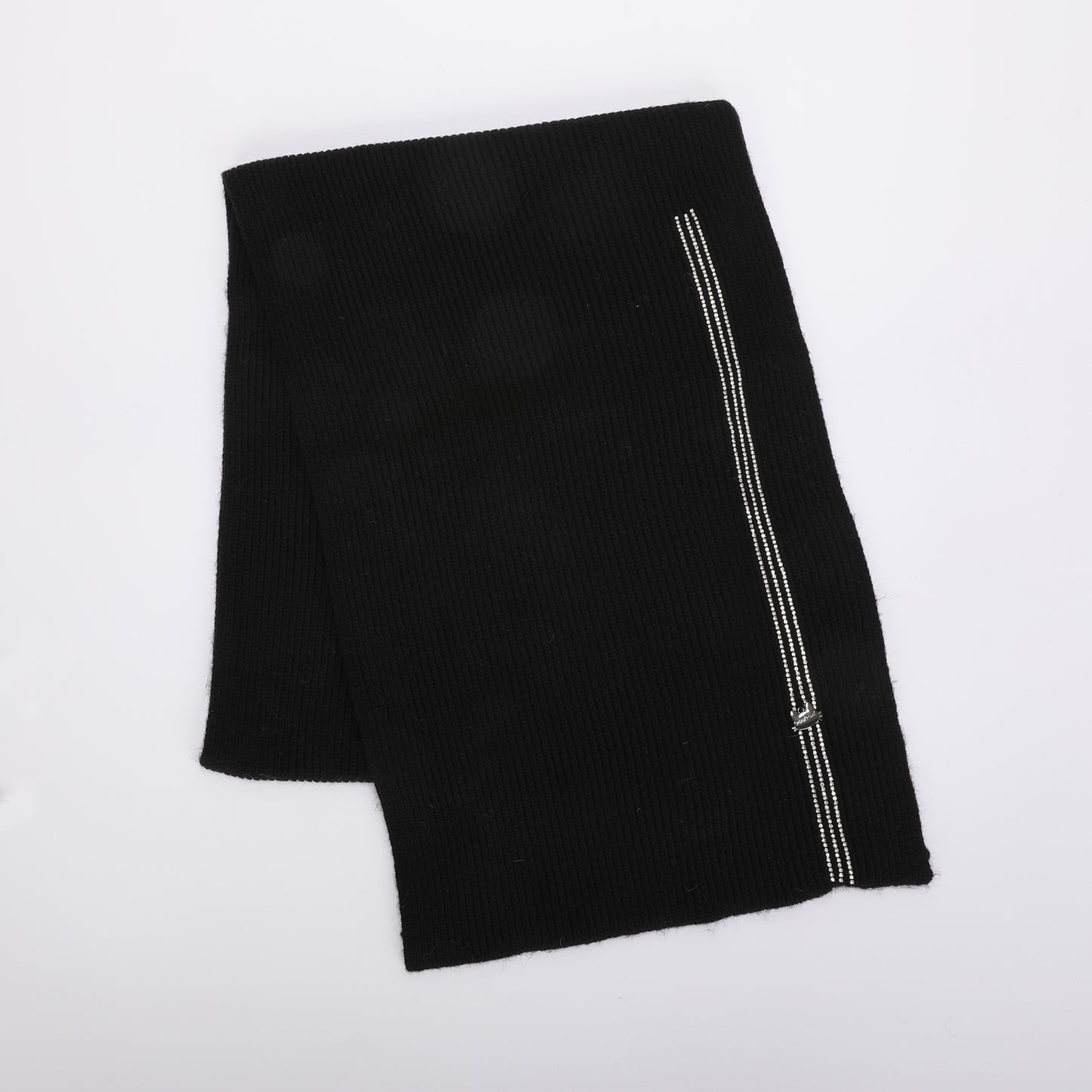 SCIARPA CON 3 STRISCE DI STRASS