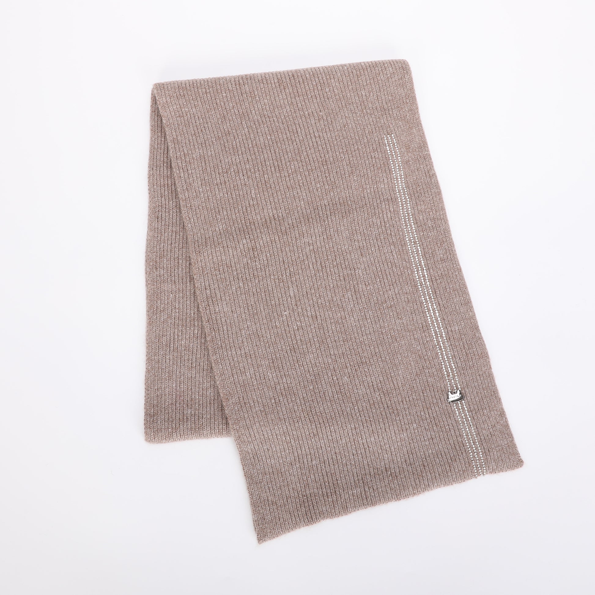 SCIARPA CON 3 STRISCE DI STRASS